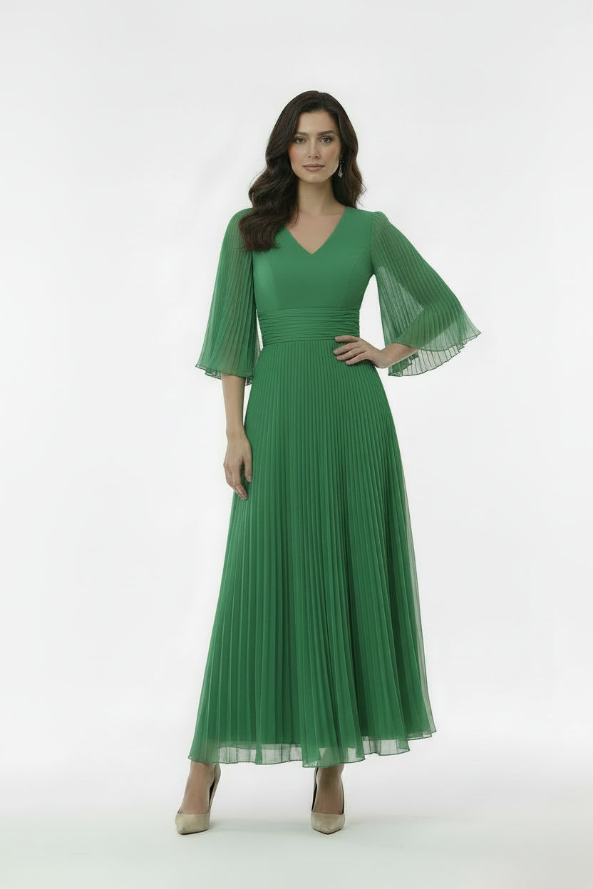 ALICE Jade Pleated Dress