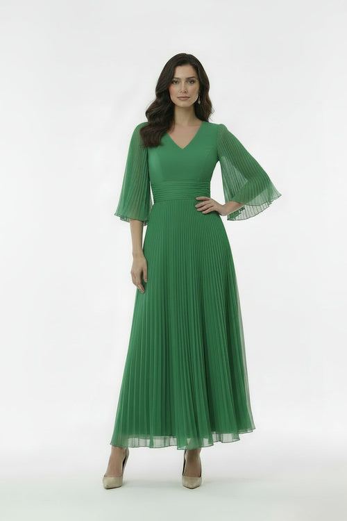 ALICE Jade Pleated Dress