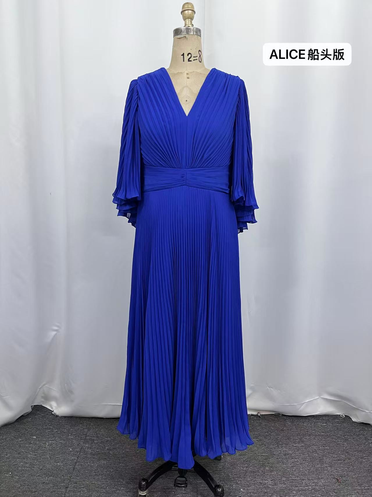 ALICE Ultraviolet pleated Dress