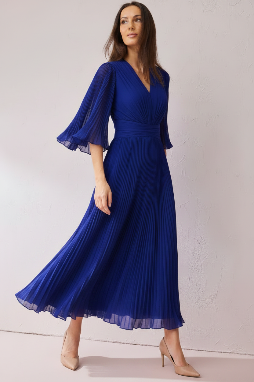 ALICE Ultraviolet pleated Dress