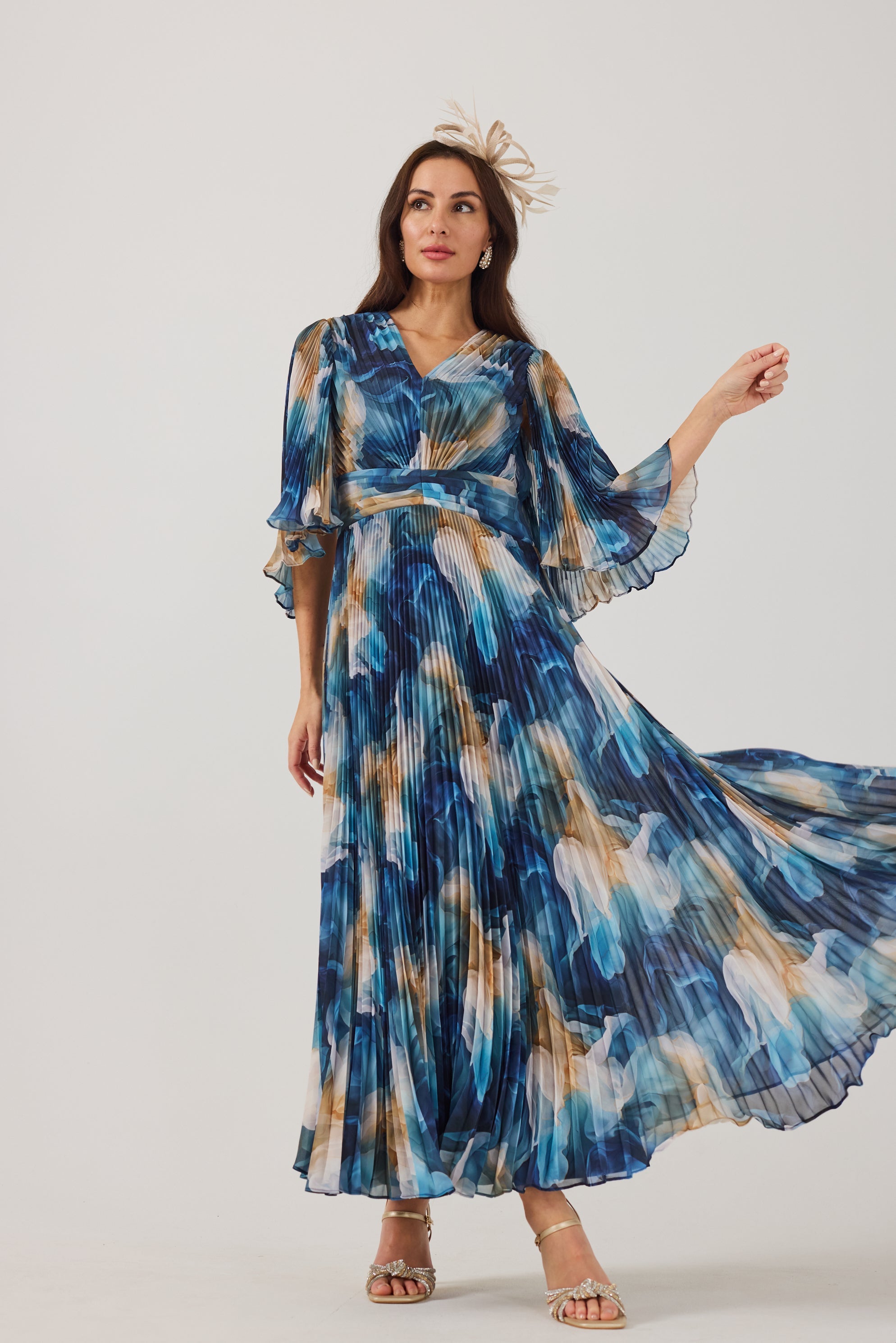Alice blue print dress.