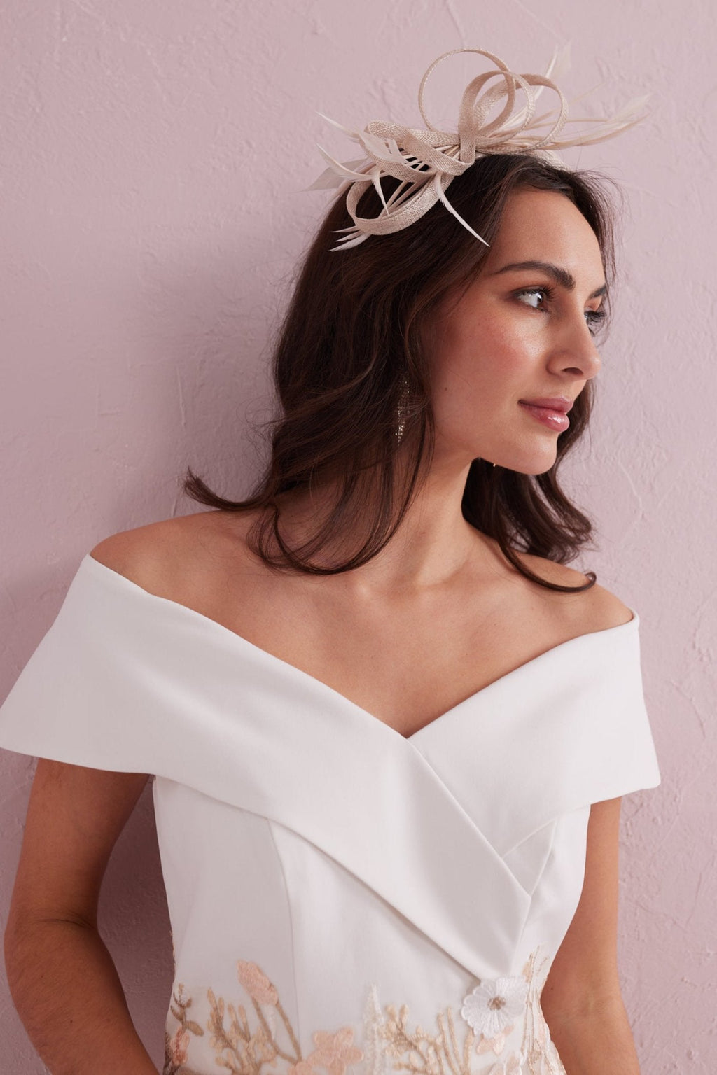 MYA Champagne Fascinator.