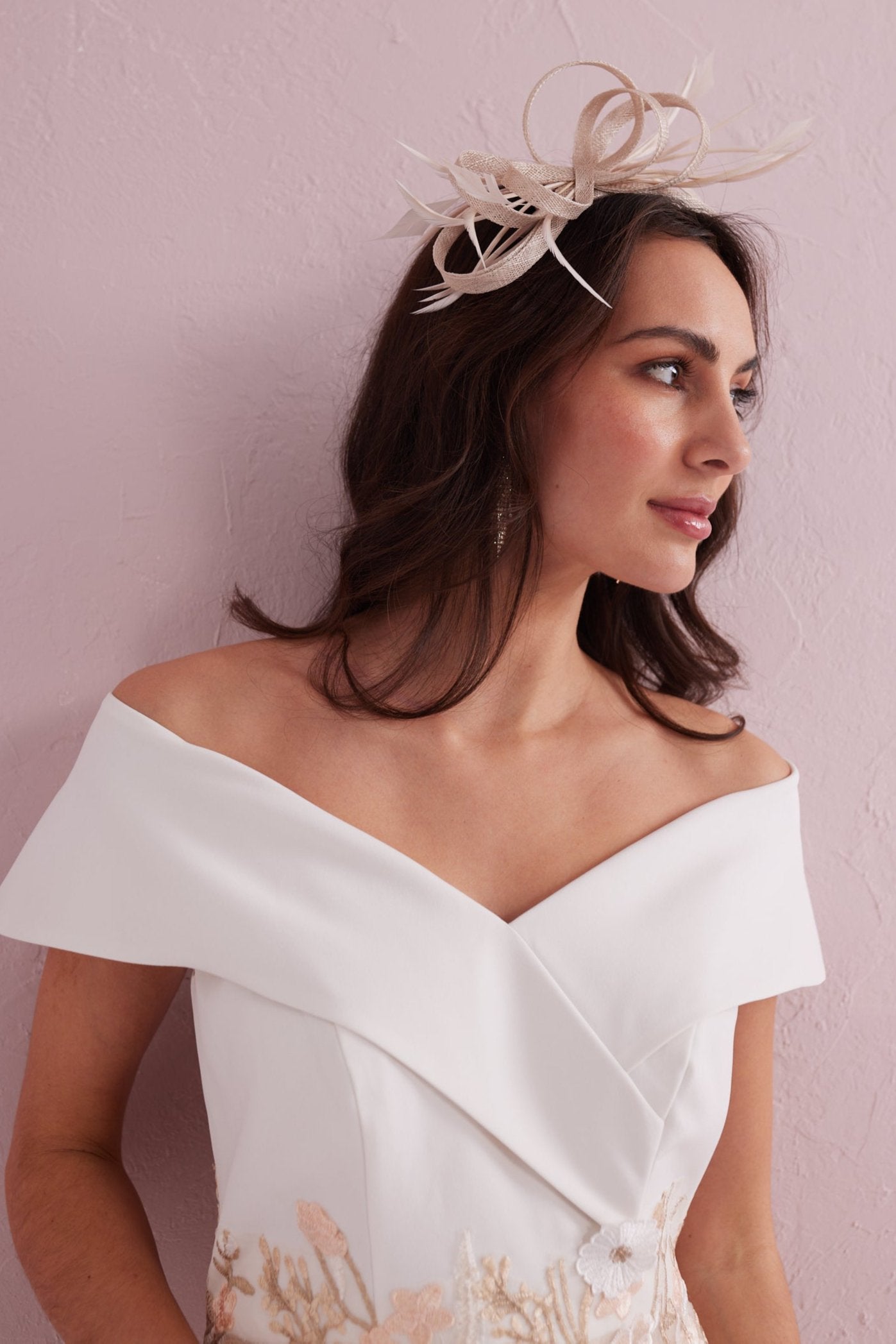 MYA Champagne Fascinator.