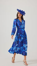 PEACHES Blue Dress Luxe Stretch Jersey