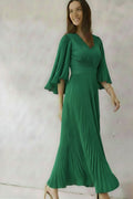 ALICE Jade Pleated Dress