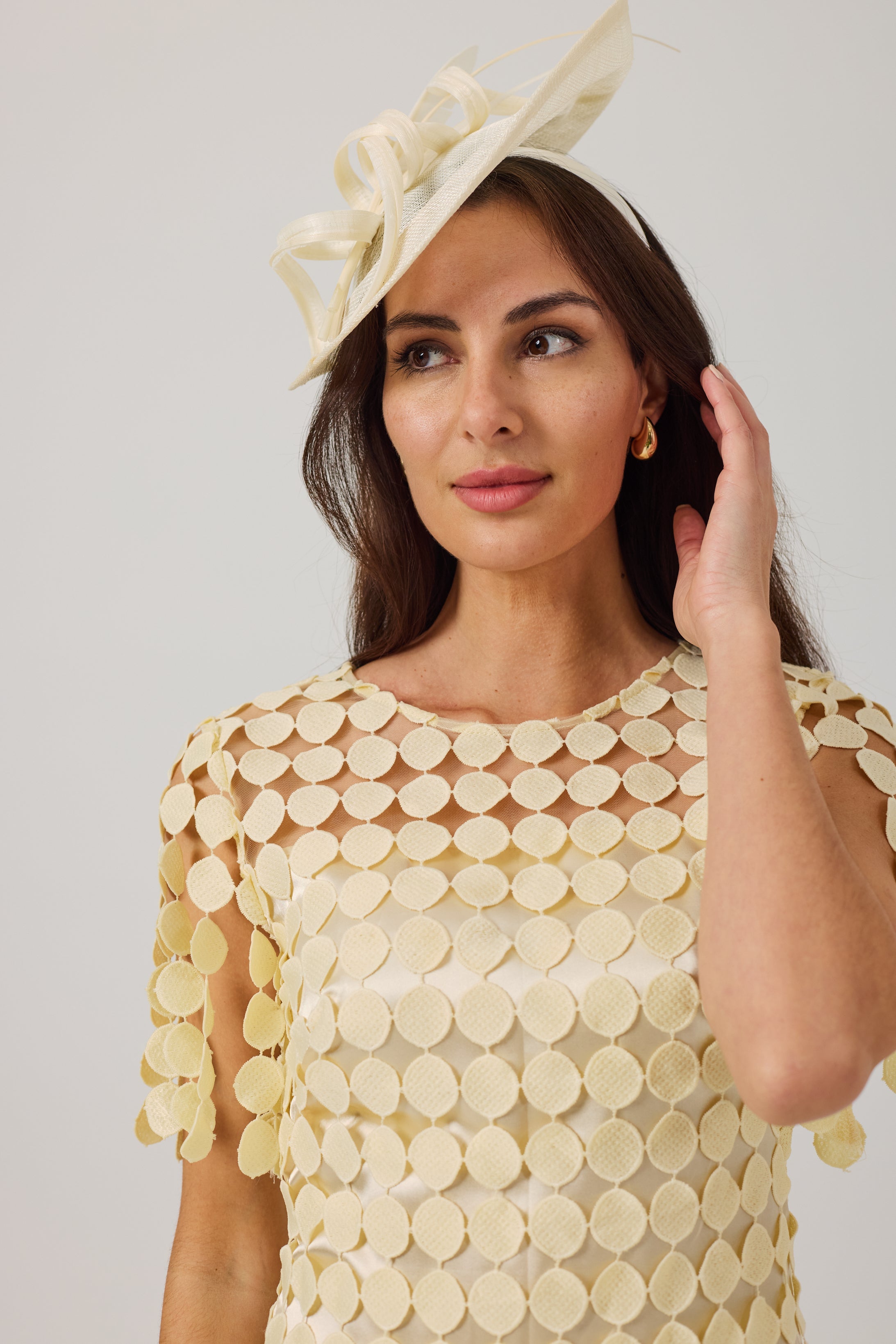 SAMMI Butter Yellow Fringed Dress. .