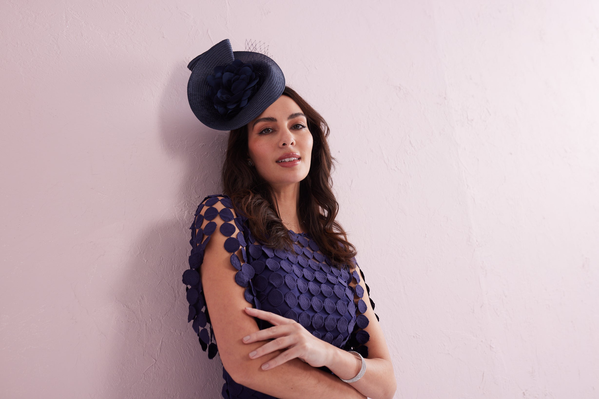 SAMMI Navy Fringed Dress.