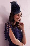AMOUR  Navy Fascinator