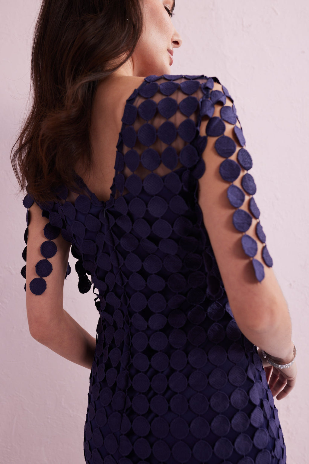 SAMMI Navy Fringed Dress.